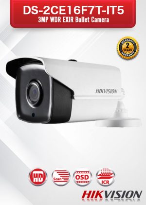 Hikvision 3MP WDR EXIR Bullet Camera - DS-2CE16F7T-IT5