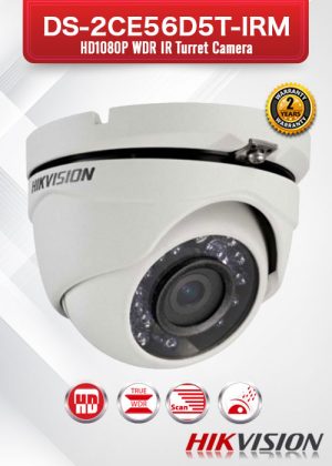 Hikvision HD1080P WDR IR Turret Camera - DS-2CE56D5T-IRM
