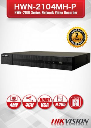 Hikvision 4CH HWN-2100 Series Network Video Recorder - HWN-2104MH-P