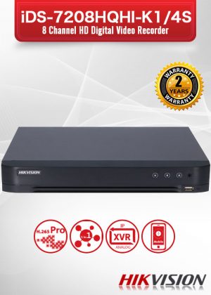 Hikvision 8CH TURBO ACUSENSE Digital Video Recorder / iDS-7208HQHI-K1/4S